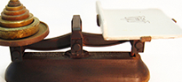 Photo of old school scales