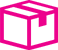pink delivery package with tape