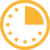 Yellow countdown clock