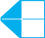 blue folded paper icon